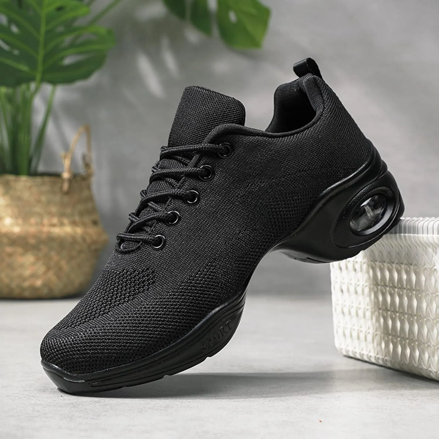 SBGMoSJ Black Sparkly Sneakers for Women Dressy Slip On Shoes Women Comfortable Black Slip On Shoes Women Wide Dressy Womens Trail Running Shoes 7.5 Wide Comfy Shoes for Women Standing All Day Wide