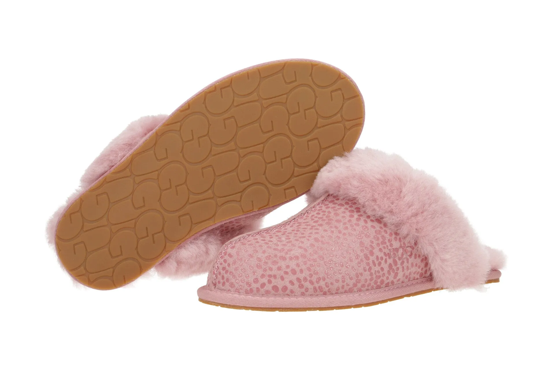 Ugg Womens Slipper Scuffette Sparkle Spots Shell
