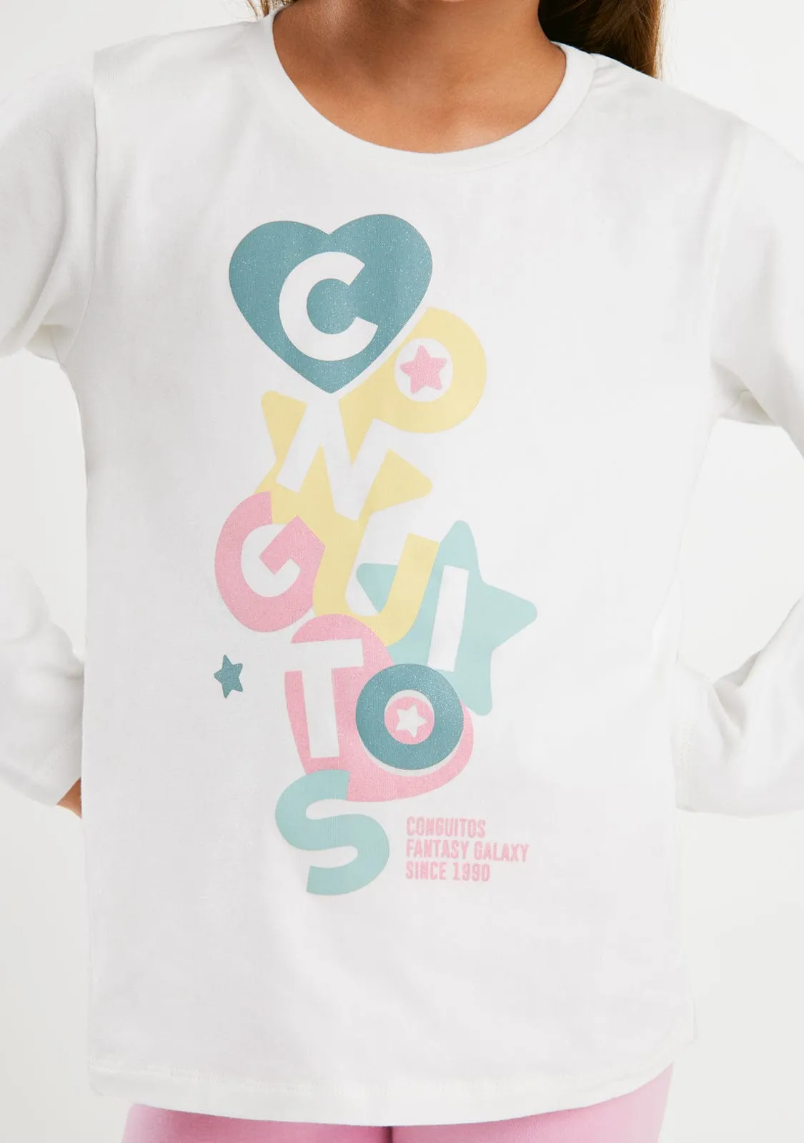 White Multi Shapes T-shirt
