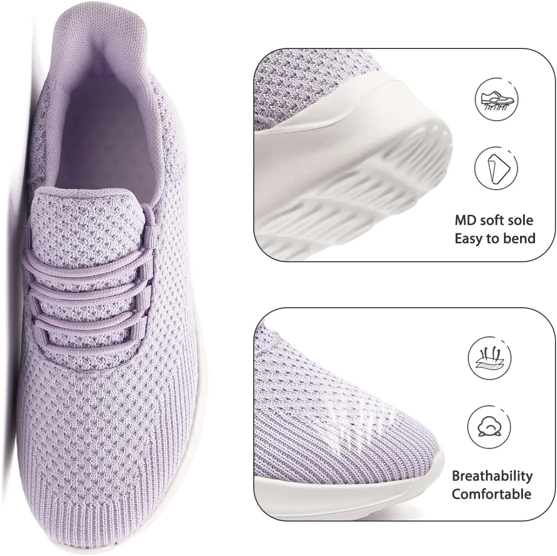 Women Running Shoes Non Slip Gym Workout Shoes Lightweight Breathable Sneakers Walking Tennis Shoes
