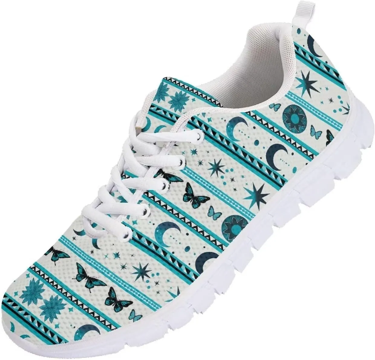 Women Trainers Road Running Shoes Lightweight Breathable Mesh Sports Tennis Sneakers Non Slip Comfort Causal Walking Shoes US 5-12