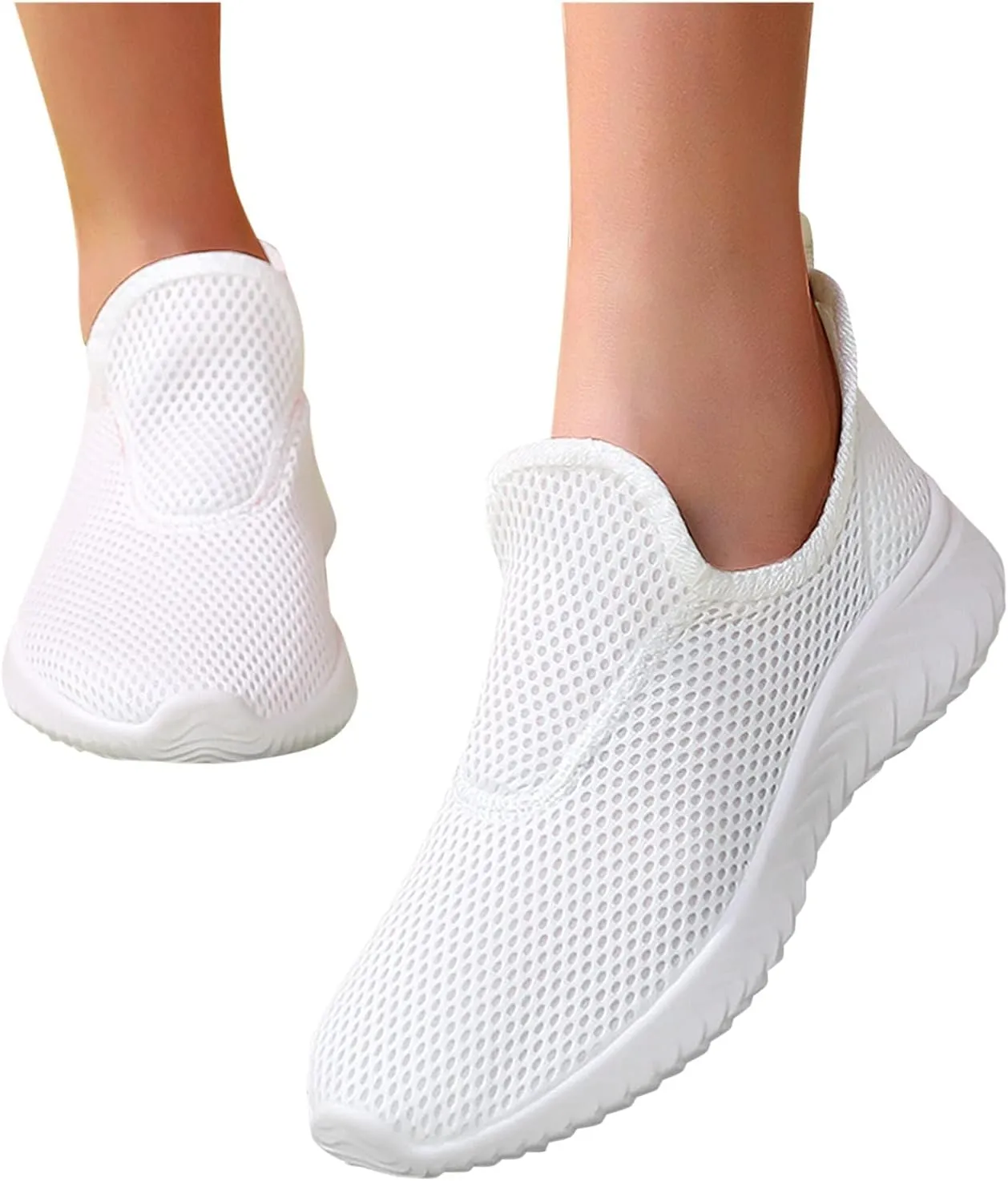 Womens Slip on Sneakers Orthopedic Shoes for Women Casual Breathable Tennis Shoes Work Shopping Travel