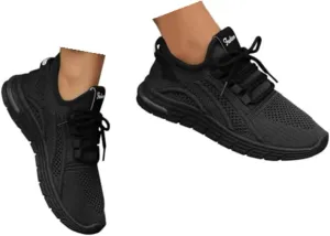 Womens Slip On Tennis Running Shoes Non Slip Fashion Sneakers Mesh Walking Shoes Gym Workout Breathable Work Shoes Comfortable Women's Athletic Shoes Lightweight