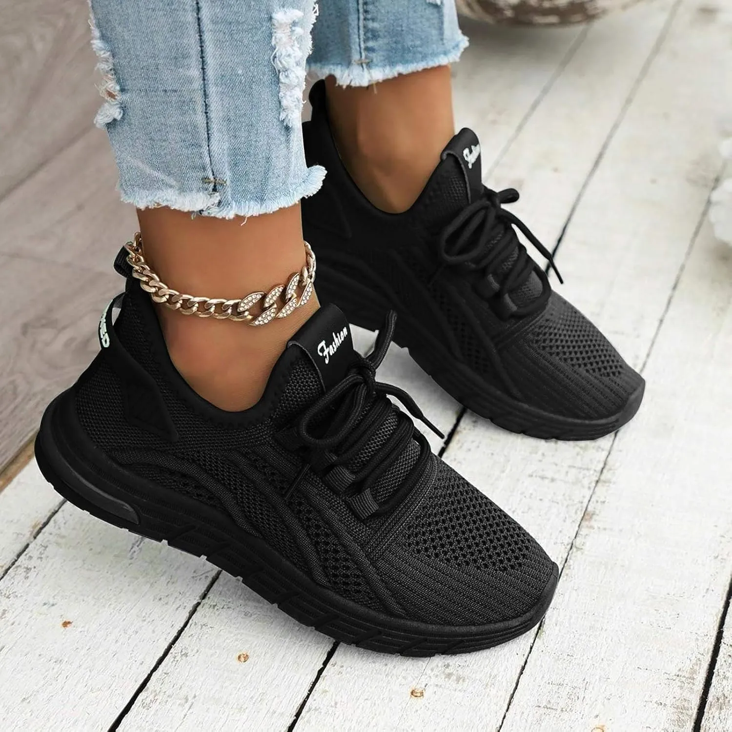 Womens Slip On Tennis Running Shoes Non Slip Fashion Sneakers Mesh Walking Shoes Gym Workout Breathable Work Shoes Comfortable Women's Athletic Shoes Lightweight