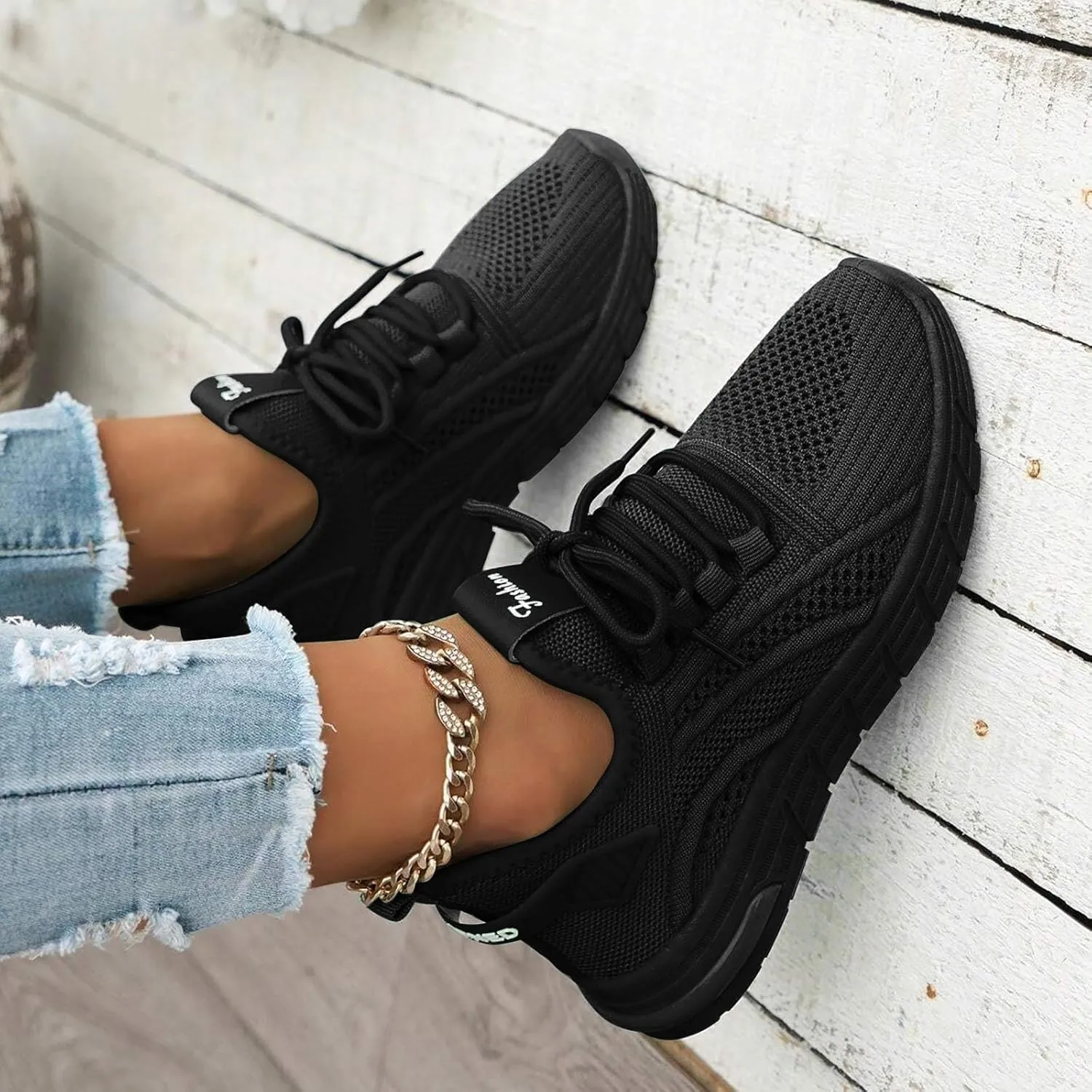 Womens Slip On Tennis Running Shoes Non Slip Fashion Sneakers Mesh Walking Shoes Gym Workout Breathable Work Shoes Comfortable Women's Athletic Shoes Lightweight