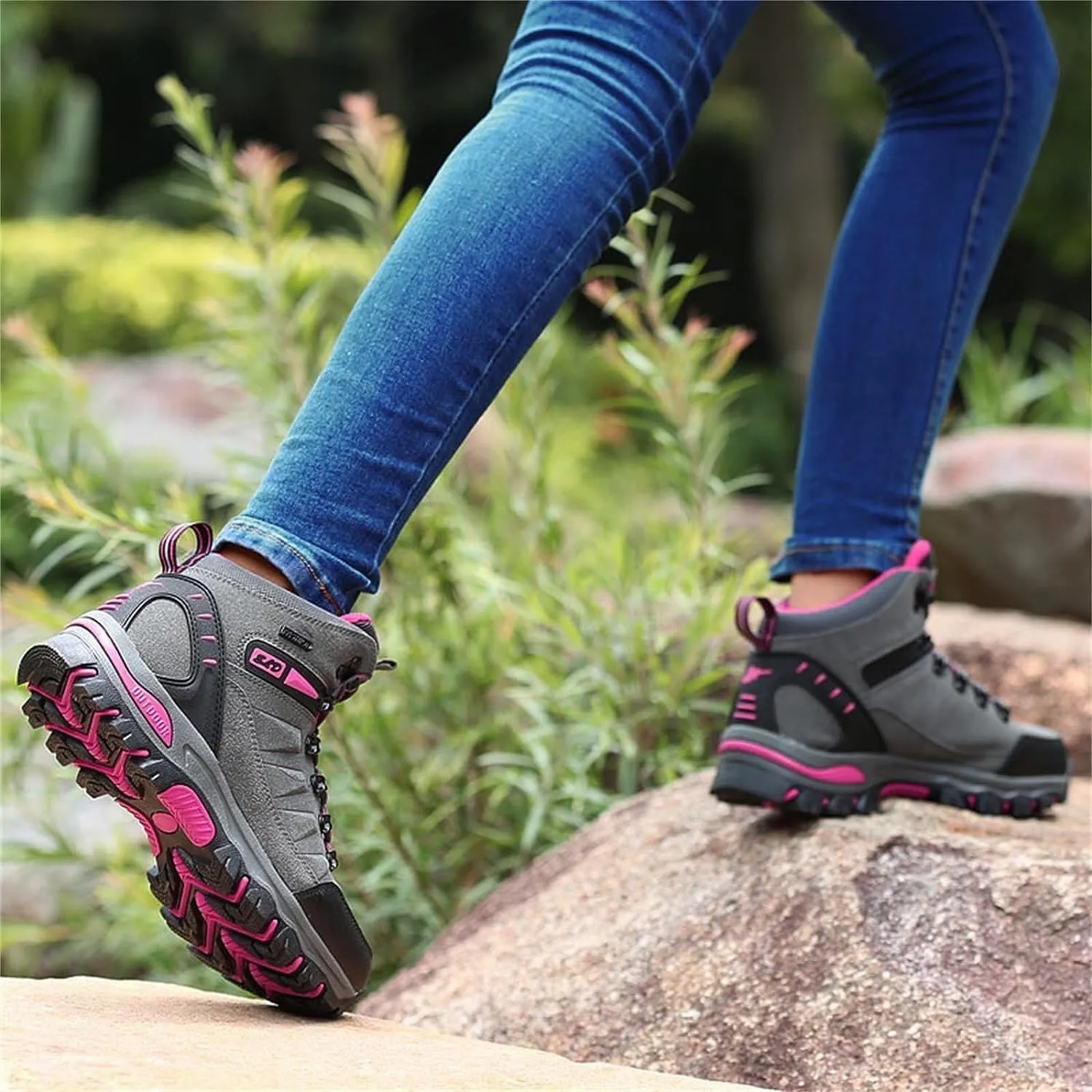 Women's Walking Boots Waterproof Trekking & Hiking Shoes For Backpacking Camping Trails Outdoor Walking Fashionable Women's Shoes
